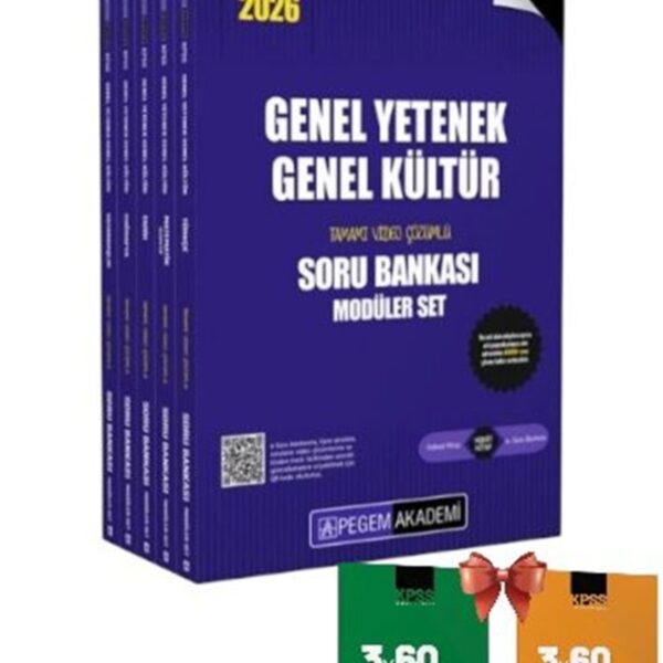 2026 KPSS Genel Yetenek Genel Kültür Tamamı Çözümlü Soru Bankası Seti Ve 2026 KPSS Deneme Hediye!!!