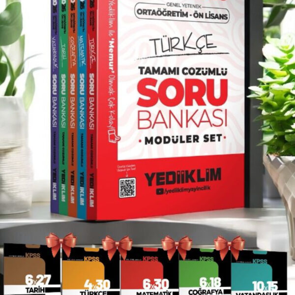 2026 KPSS Ortaöğretim Ön Lisans Genel Yetenek Genel Kültür Çözümlü Soru Bankası Ve Hediye Deneme