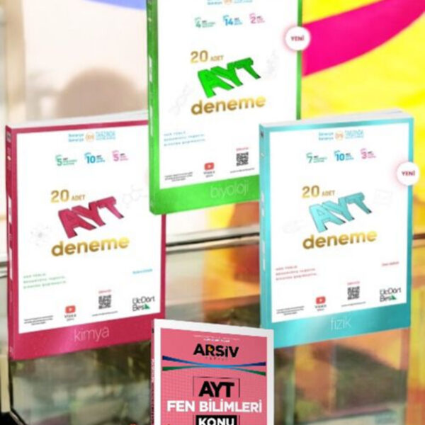 345-2025 Model AYT Fizik-Kimya-Biyoloji Deneme Seti-AYT Son 7 Yılın Çıkmış Soruları HEDİYE!!