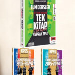 2025 KPSS GK-GY Tüm Dersler Tek Kitap Yaprak Test-2025 KPSS 2015-2024 Kpss Çıkmış Sorular