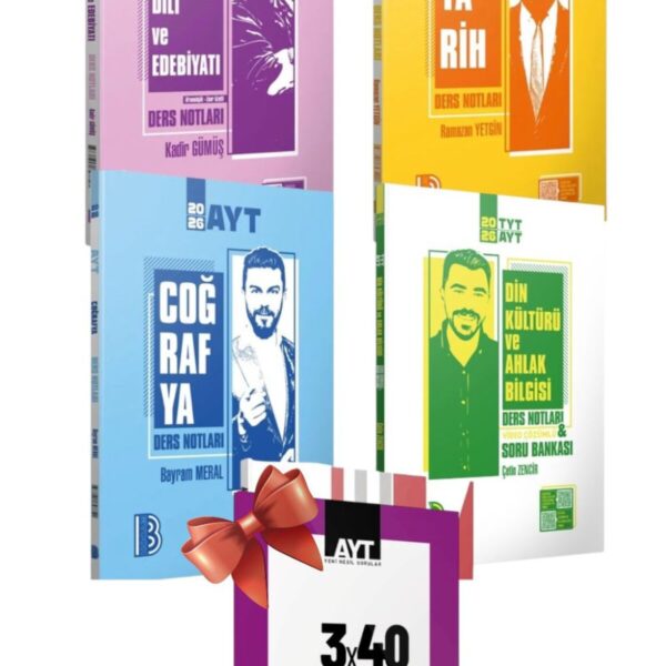 2025 AYT Sözel Ders Notları Seti 5'li