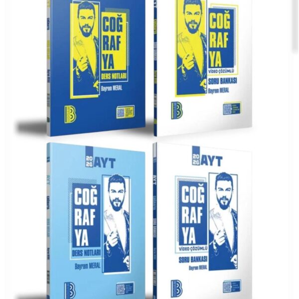 2026 TYT Ve AYT Coğrafya Ders Notları ve Tamamı Video Çözümlü Soru Bankası Seti