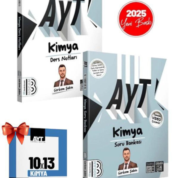 2026 AYT Kimya Ders Notları ve Tamamı Video Çözümlü Soru Bankası Seti -Marka Kimya Ayt Deneme Hediye