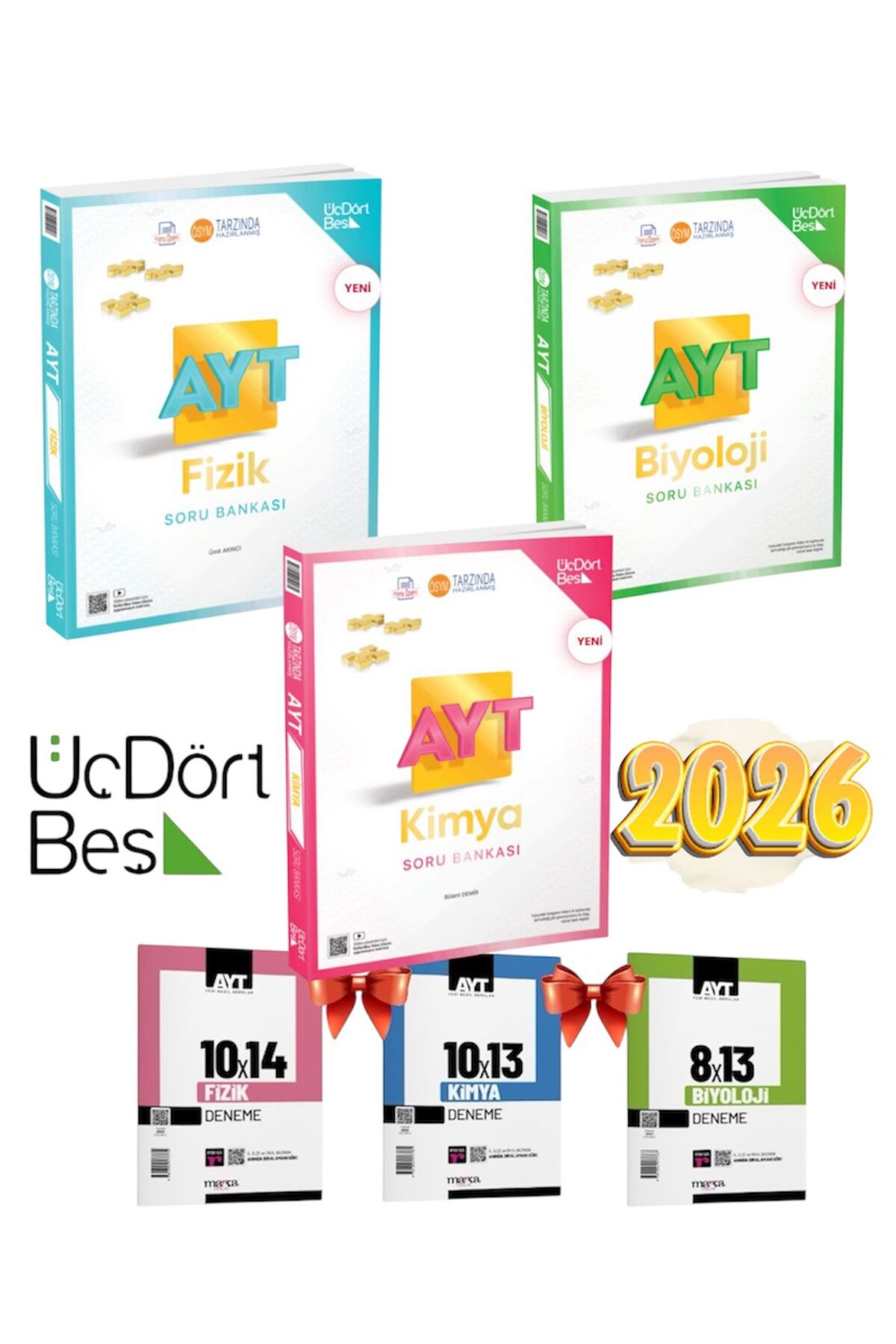 1_org_zoom-156.jpg 345-2026 AYT Fizik Kimya Biyololoji Soru Bankası Fen Bilimleri Sayısal Set+AYT 3 Deneme Set Hediye - Görsel 1