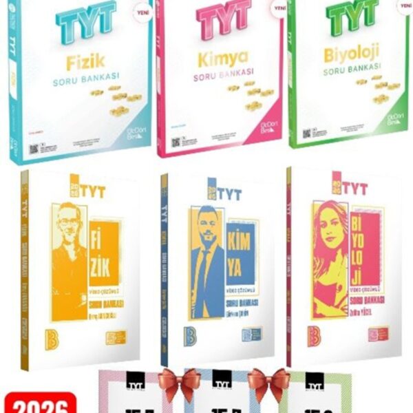 2025 TYT Fizik Kimya Biyololoji Soru Bankası Fen Bilimleri Sayısal -345 2025 TYT Soru Bankası Fen