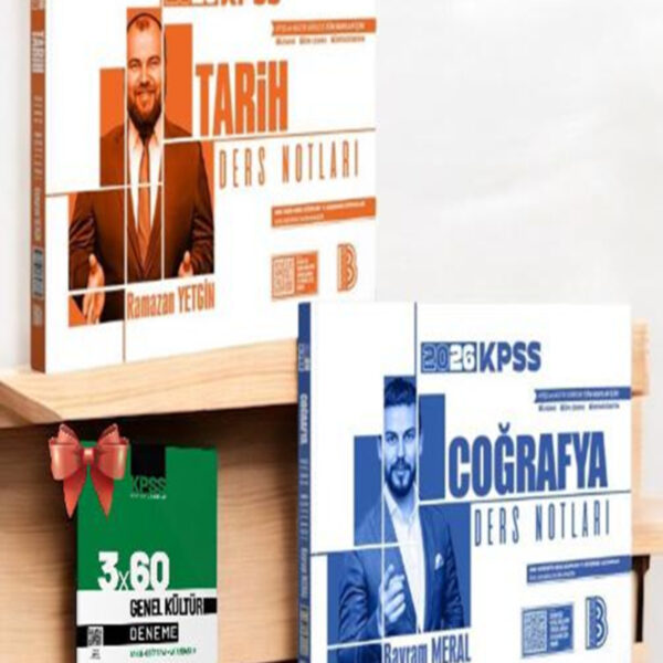 2026 KPSS Tarih ve Coğrafya Ders Notları Seti Benim Hocam Yayınlart ve Kpss Genel Kültür Deneme