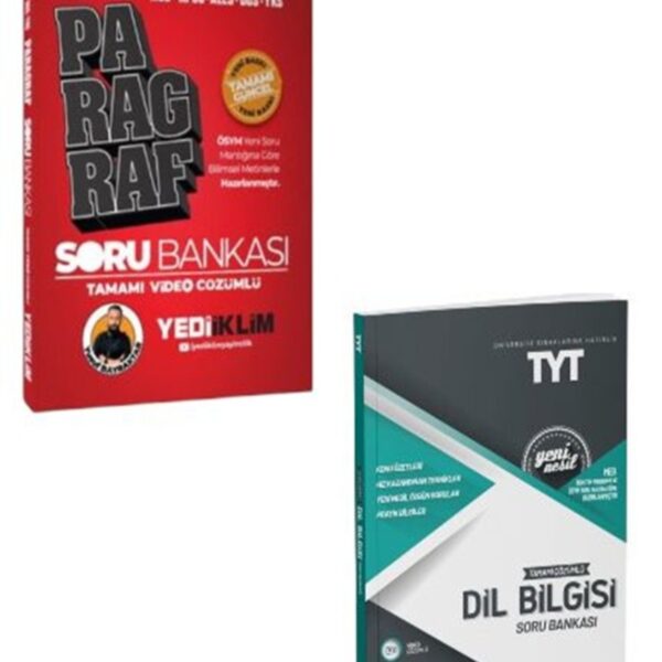 2025 Tüm Adaylar İçin Tamamı Çözümlü Paragraf Soru Bankası-TYT Çözümlü Dil Bilgisi Soru Bankası