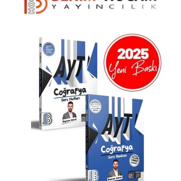 2025 Ayt Coğrafya Ders Notları Ve Soru Bankası Seti