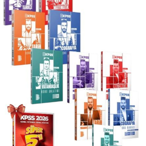 2026 Kpss Tamamı Çözümlü Soru BANKASI-2026 Kpss Konu Anlatımı Full Set-Kpss Deneme