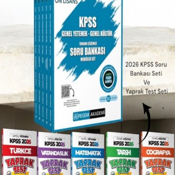 2026 KPSS Ön Lisans Soru Bankası Genel Yetenek Genel Kültür Tamamı Çözümlü -2026 KPSS Yaprak Test