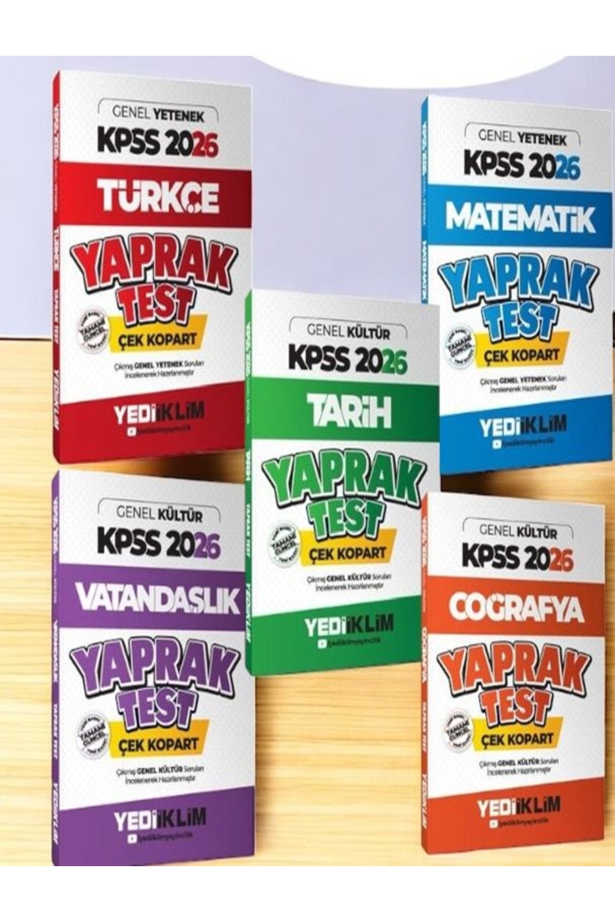 1_org_zoom-37.jpg 2026 KPSS Genel Yetenek Genel Kültür Çek Kopart Yaprak Test 5 li Set - Görsel 1