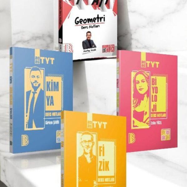 2026 Tyt Sayısal Bölüm Video Destekli Konu Anlatımı Ders Notları 4'lü Set