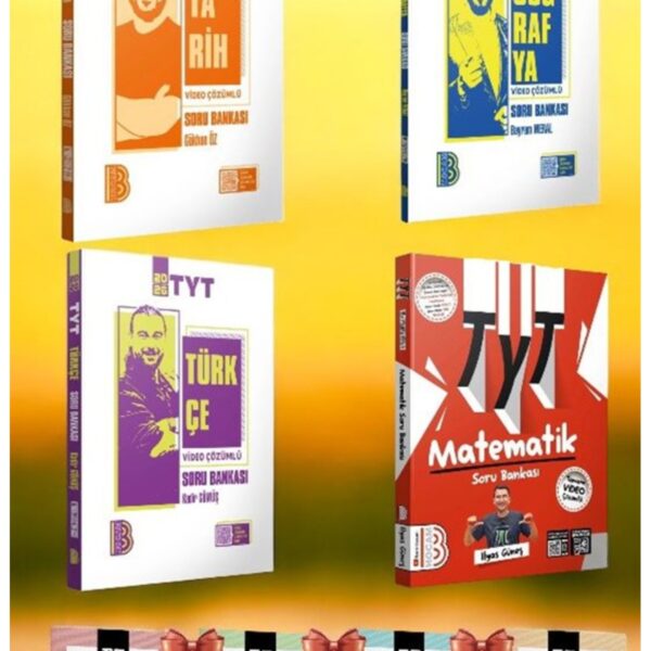 2026 Tyt Matematik-Türkçe-Coğrafya-Tarih Eşit Ağırlık Soru Bankası 4'lüSet -Tyt 4 Deneme HEDİYE!!!