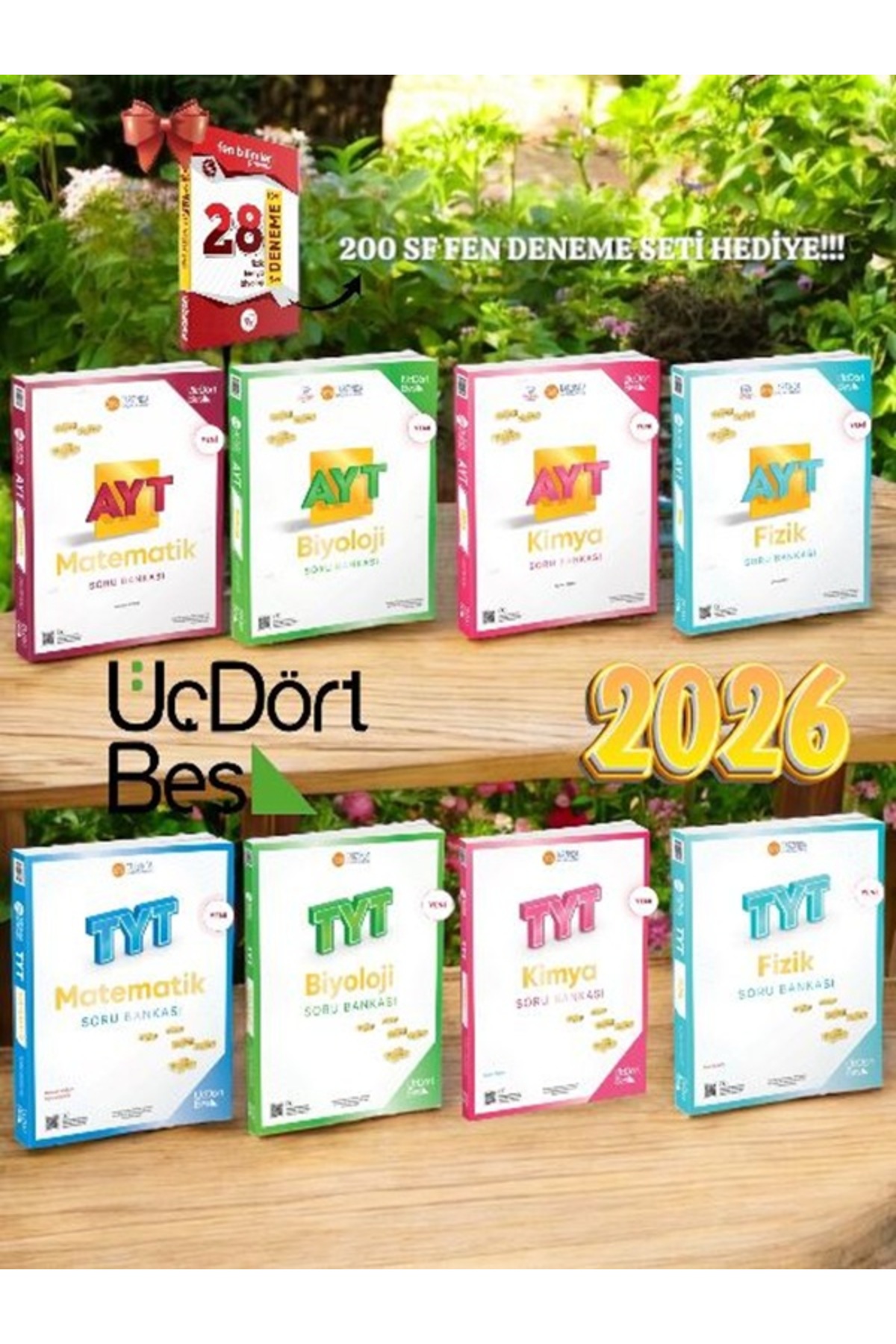 1_org_zoom-59.jpg 2026 Tyt Ayt Sayısal Fen Bilimleri Tamamı Çözümlü Soru Bankası Tyt Ayt 8'li Set-28 Adet Fen Denemesi - Görsel 1