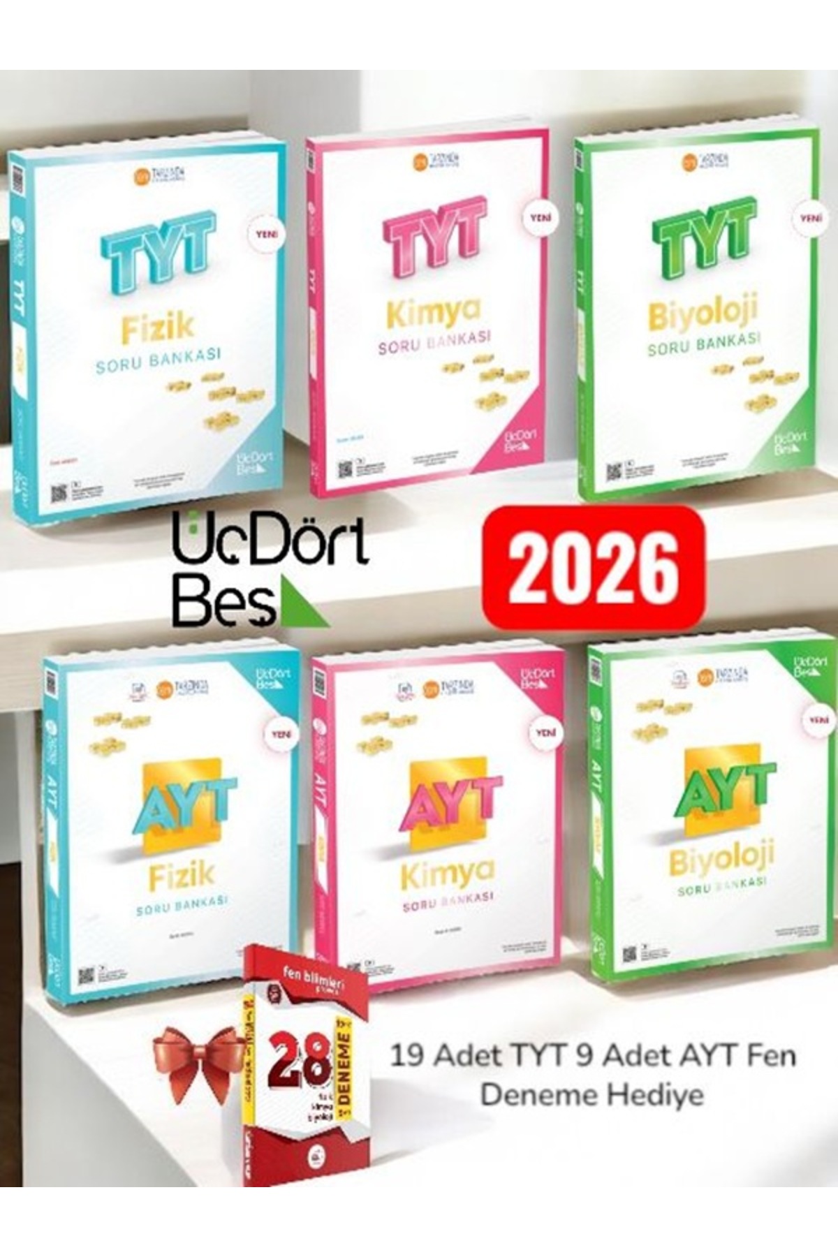 1_org_zoom-68.jpg 345-2026 TYT AYT Fizik Kimya Biyololoji Soru Bankası Fen Bilimleri Sayısal Set-TYT AYT 28 Deneme - Görsel 1
