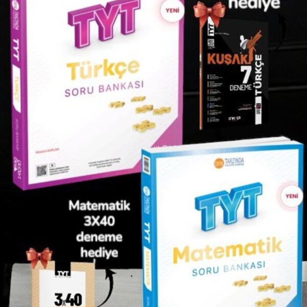 2026 345 TYT Türkçe Soru Bankası-2026 345 TYT Matematik Soru Bankası- TYT Deneme Seti HEDİYE