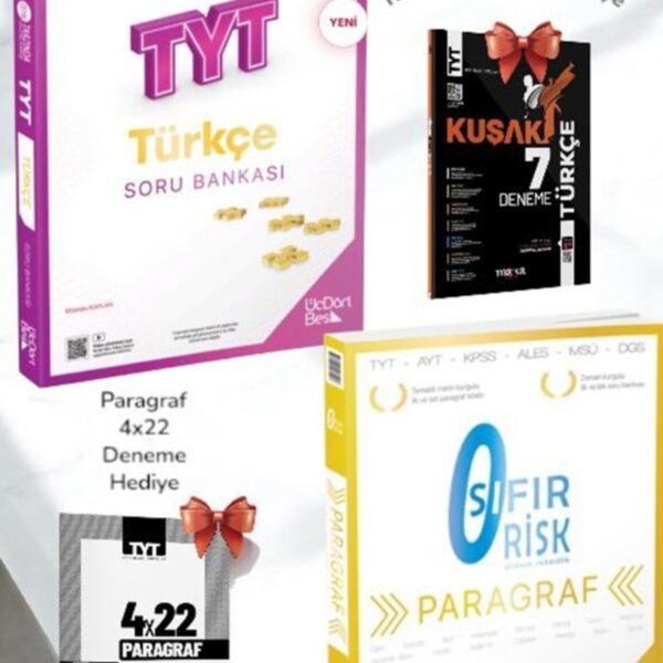 2026 345 TYT Türkçe Soru Bankası-2026 345 Paragraf Sıfır Risk- TYT Deneme Seti HEDİYE