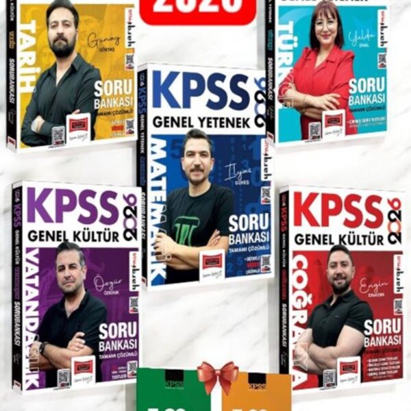2026 Lisans KPSS Genel Yetenek Genel Kültür Tüm Dersler Tamamı Çözümlü Soru Bankası Seti-KPSS Deneme