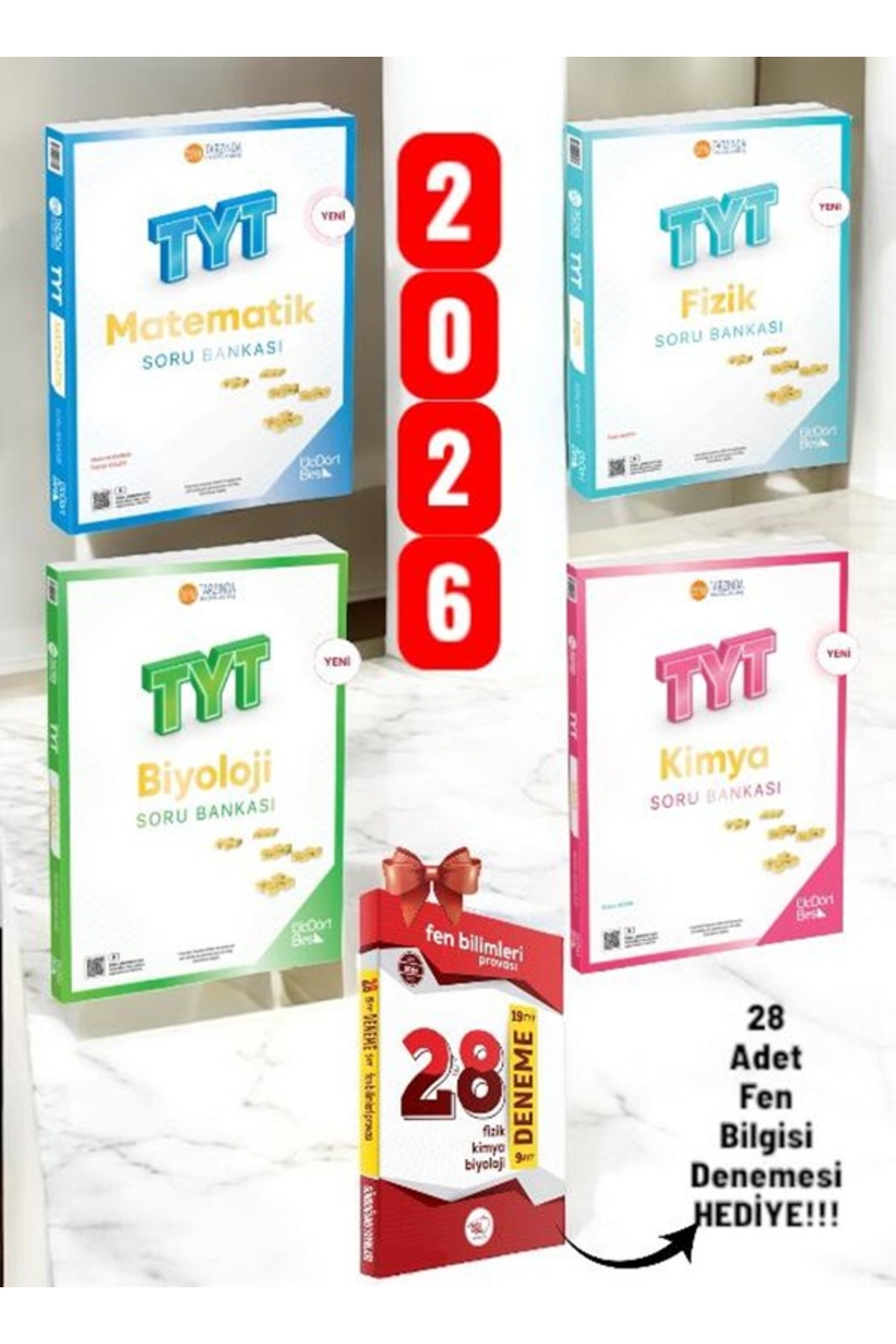 1_org_zoom-88.jpg 345-2026 TYT Matematik-Fizik-Kimya-Biyololoji Soru Bankası 4'lü Sayısal Fen Set Ve 28 Adet Deneme - Görsel 1