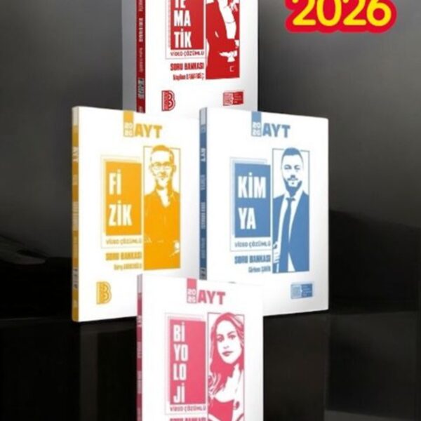 2026 AYT Matematik-Fizik-Kimya-Biyoloji AYT Fen Bilimleri Soru Bankası