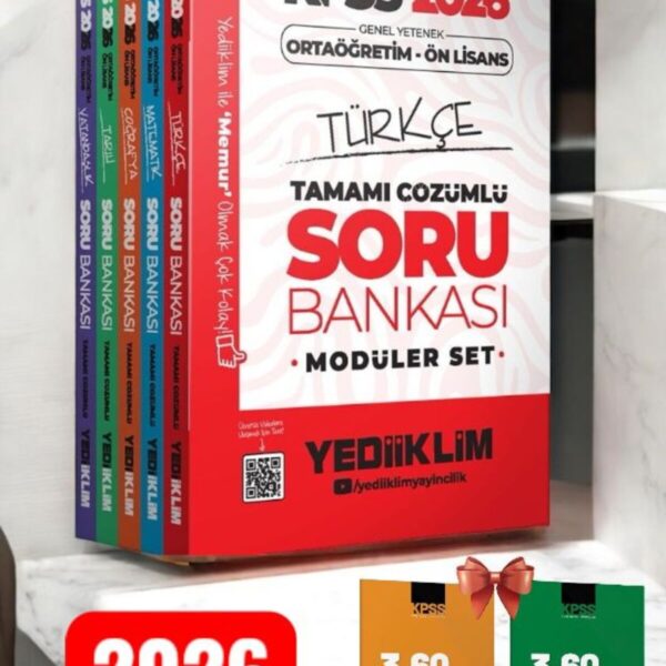 2026 KPSS Ortaöğretim Ön Lisans Genel Yetenek Genel Kültür Çözümlü Soru Bankası Ve Kpss Deneme GY-GK