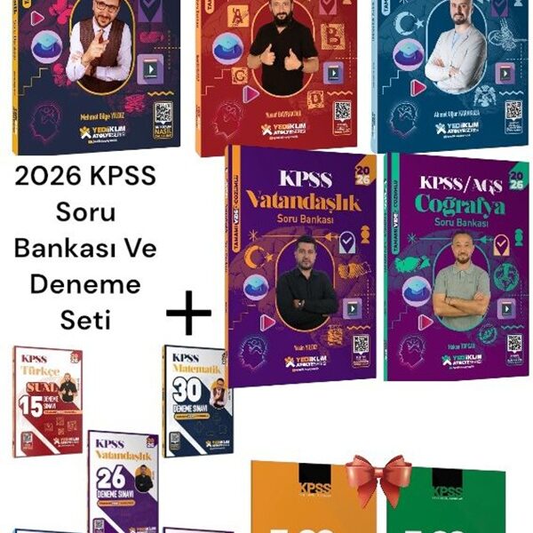 2026 KPSS Atölye Serisi Genel Yetenek Genel Kültür Tamamı Çözümlü Soru Bankası Kpss Deneme Seti