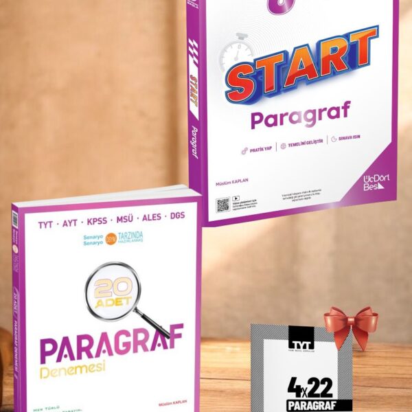 345 - Start Paragraf Soru Bankası 345 - 20 Lİ PARAGRAF DENEME-TYT Deneme
