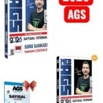 YARGI YAYINLARI-2026 MEB-AGS Öğretmen Adayları İçin Tamamı Çözümlü Sayısal Soru Bankası Ve AGS Deneme