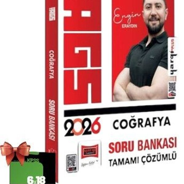 YARGI YAYINLARI 2026 MEB-AGS Tamamı Çözümlü Coğrafya Soru Bankası (Engin Eraydın)-AGS Deneme