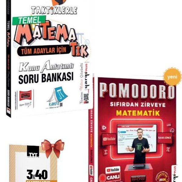 yargı yayınları-Pomodoro Sıfırdan Zirveye Matematik Canlı Ders Kitabı- Tüm Adaylar İçin Taktiklerle Temel Matematik