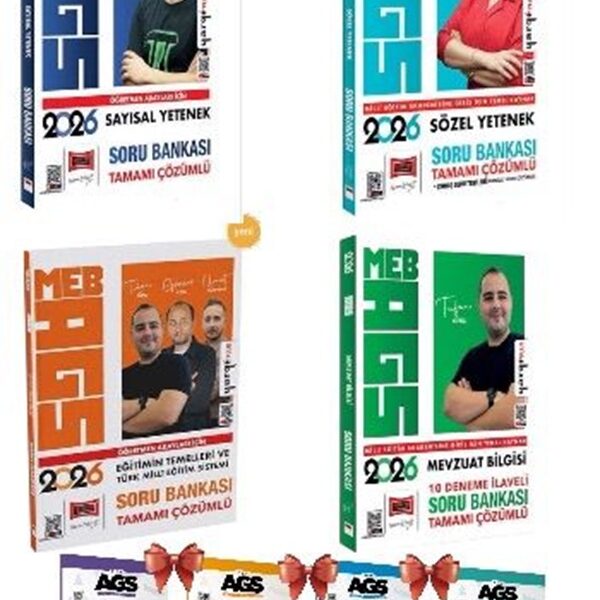 Yargı Yayınları-Yargı 2026 MEB-AGS Soru Bankası 4'lü Set -Ags Deneme