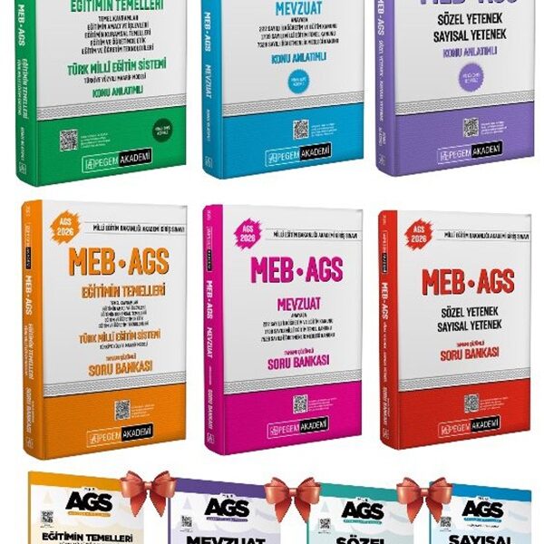 Pegem Akademi Yayıncılık-2026 AGS 6'lı Set-AGS Deneme Hediye
