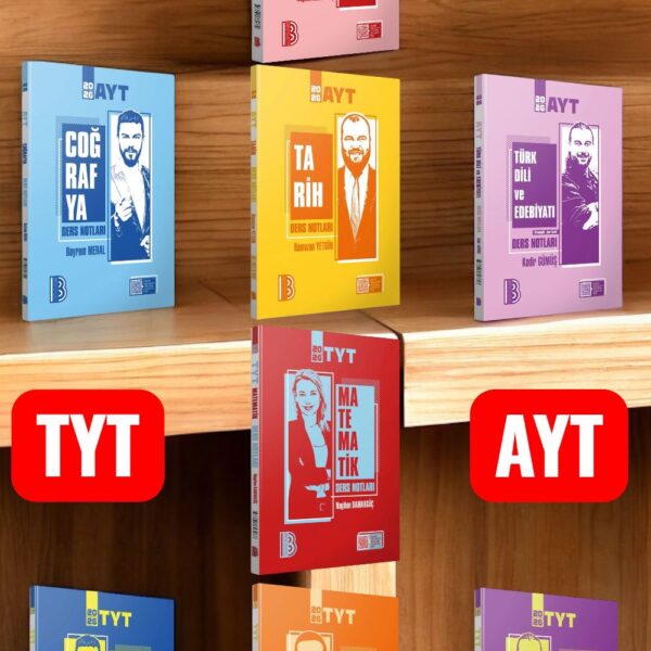 Benim Hocam Yayınları-2026 Tyt Ayt Eşit Ağırlık Konu Anlatımlı Ders Notları  Tyt Ayt 8'li Set