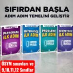 Arı Yayıncılık 2027 Tyt-Ayt-Kpss-Yks-Lise Tüm Adaylar Sıfırdan Başlangıç Paragraf-Matematik-Geometri-Problemler Seti